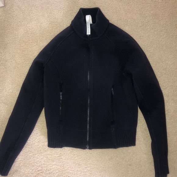 Navy Lululemon zip-up jacket - Picture 5 of 5